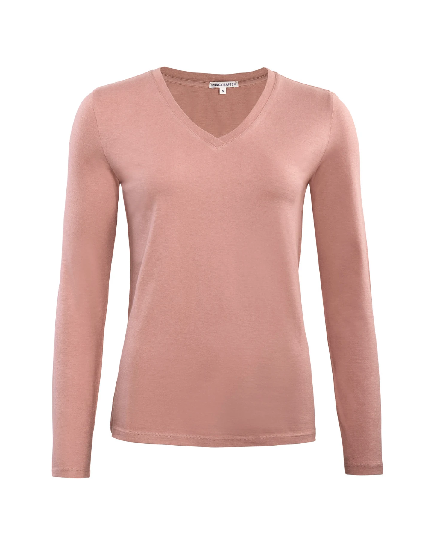 Damen Langarm-Shirt Pink – Ansicht 2