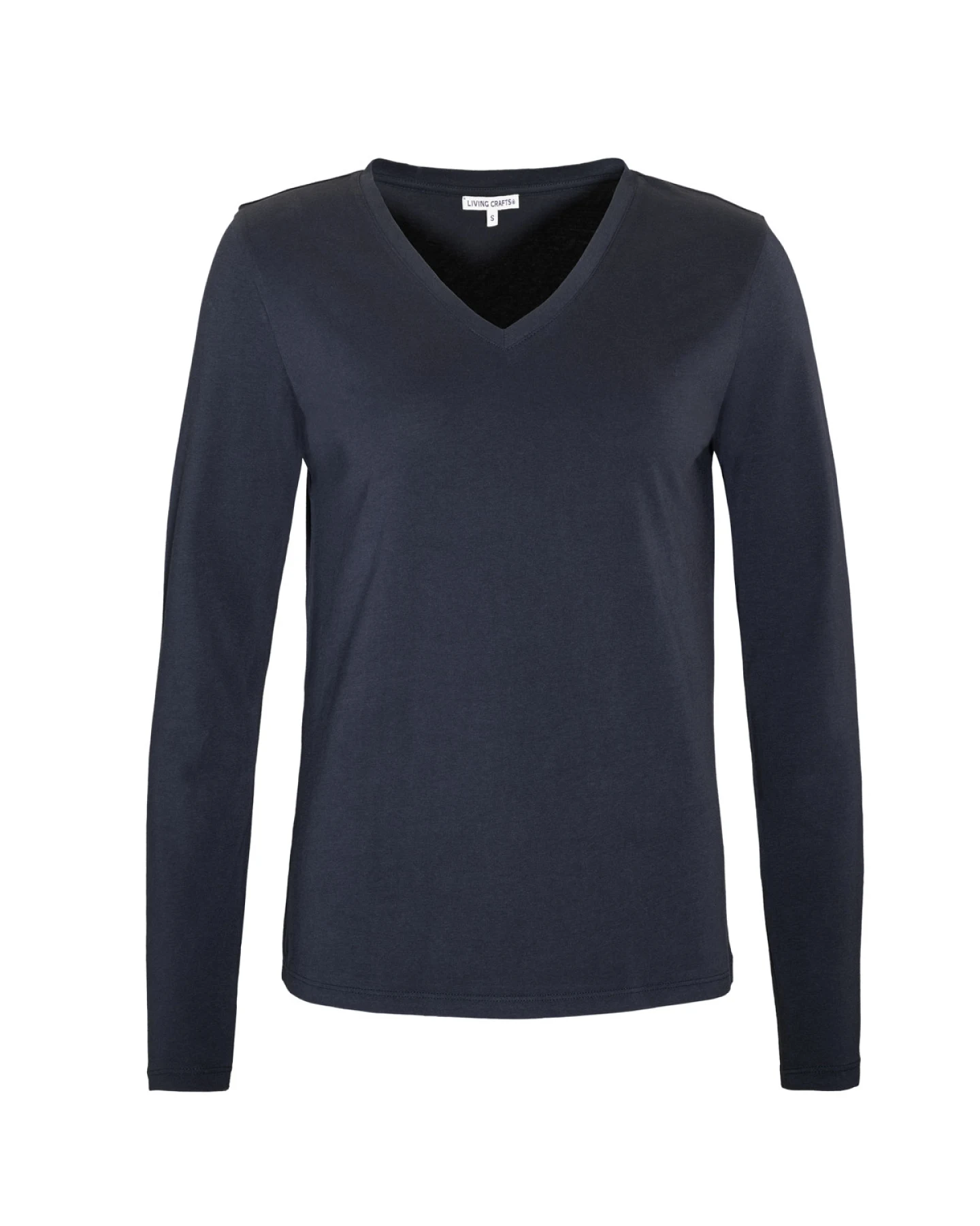 Damen Langarm-Shirt Blau – Ansicht 2