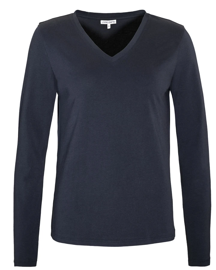 Damen Langarm-Shirt Blau