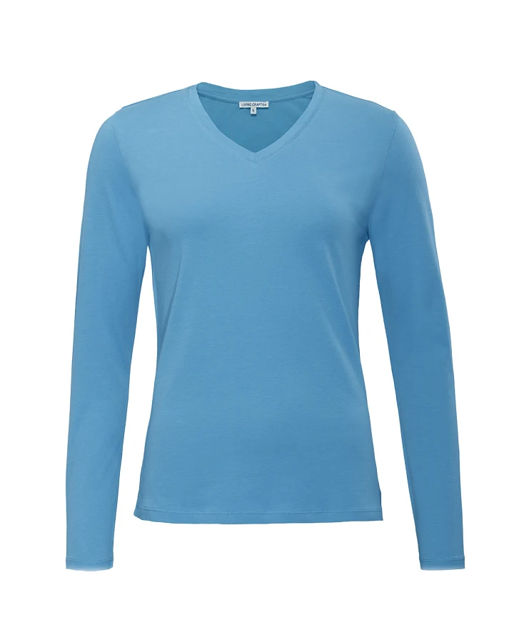 Damen Langarm-Shirt Blau