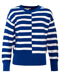 Produktseite: Damen Pullover Gestreift