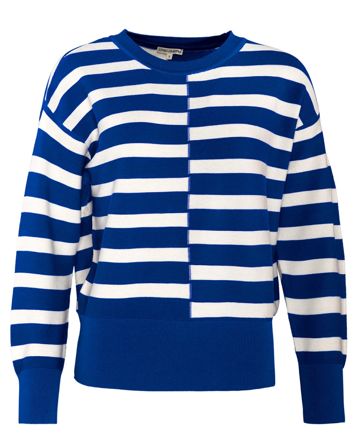 Produktseite: Damen Pullover Gestreift