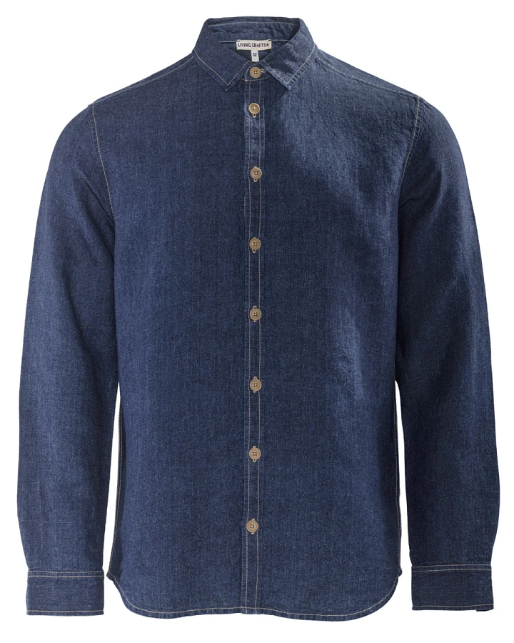 Herren Hemd Blau
