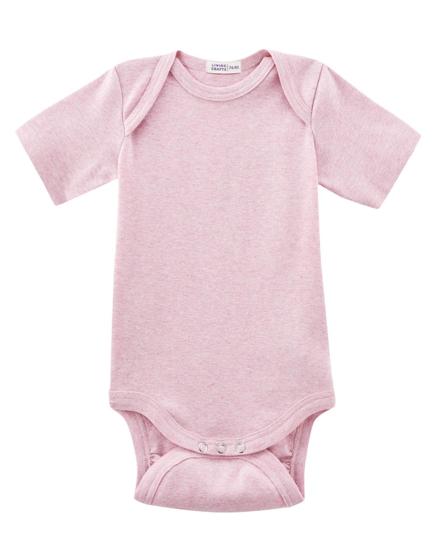 Babys Kurzarm-Body Pink – Ansicht 2