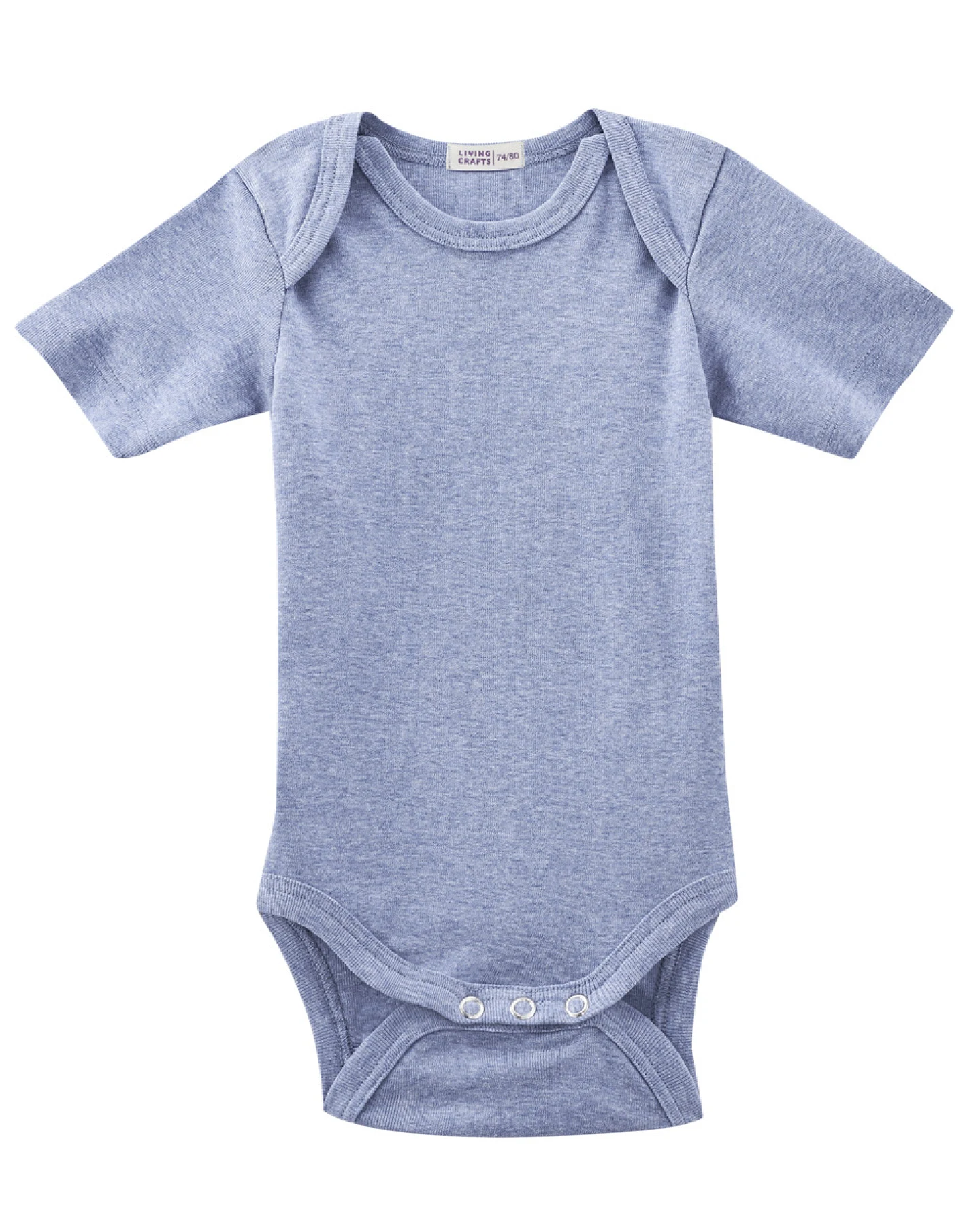 Babys Kurzarm-Body Blau – Ansicht 2