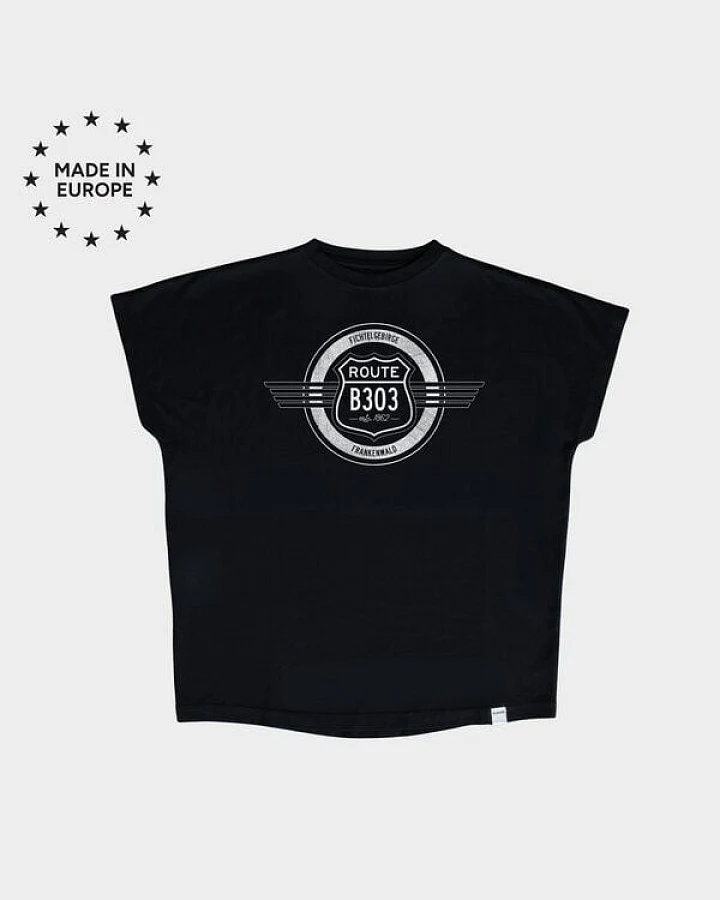 picea (by bleed) B303 T-Shirt Damen Schwarz