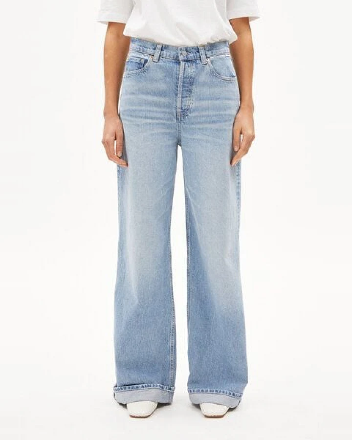 ARMEDANGELS BLINAA Damen Super wide Jeans recycelte Baumwolle