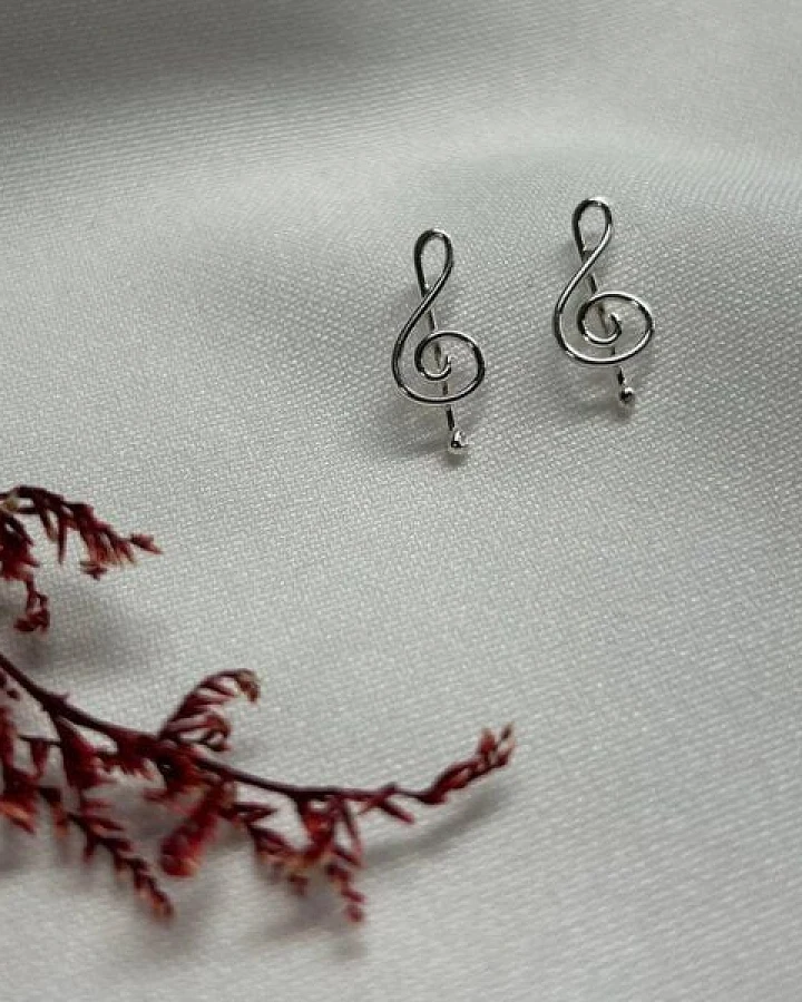 pakilia Ohrstecker "Nota musical" mini