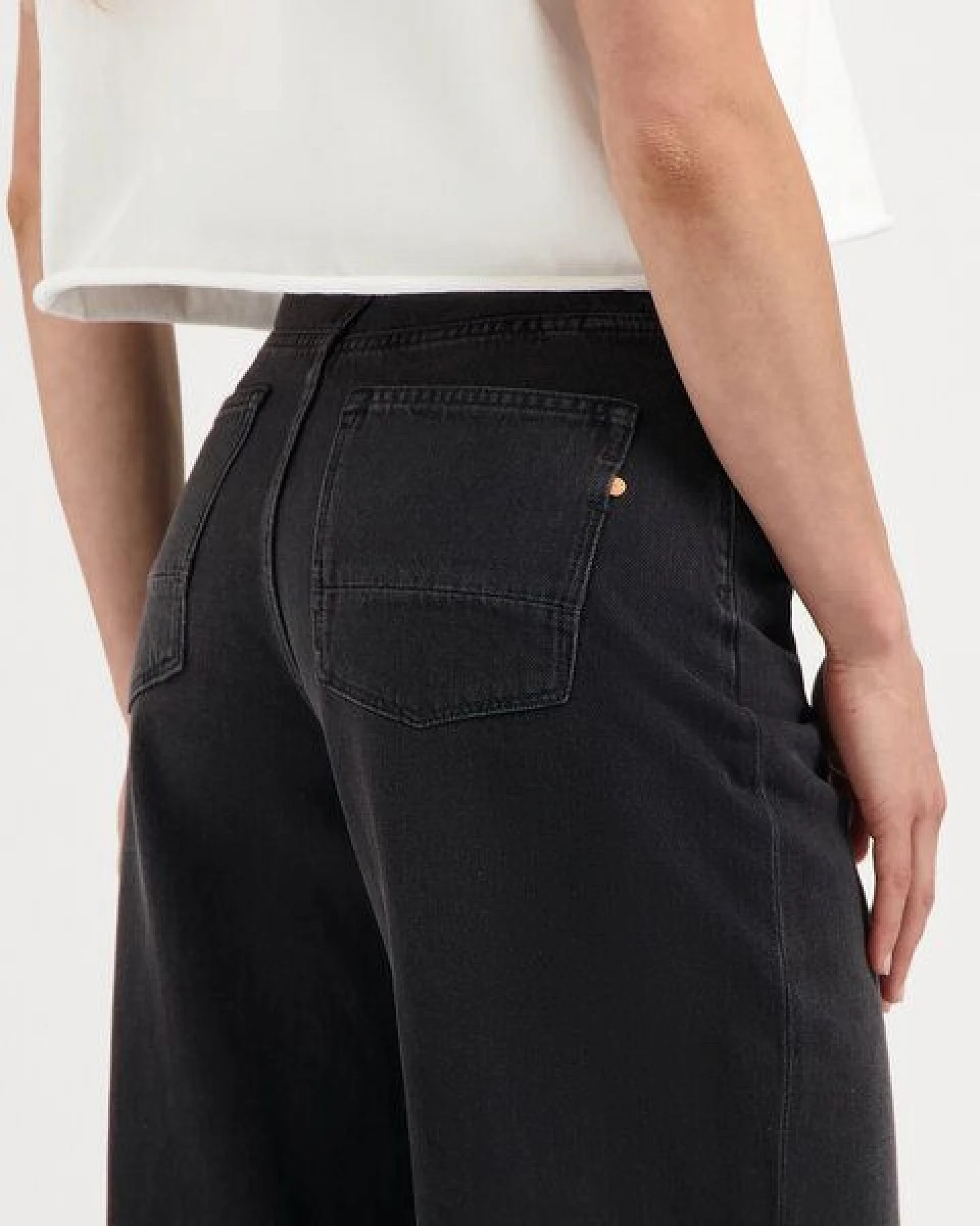 Kuyichi HARPER Loose Flare Jeans (smoky noir) – Ansicht 4