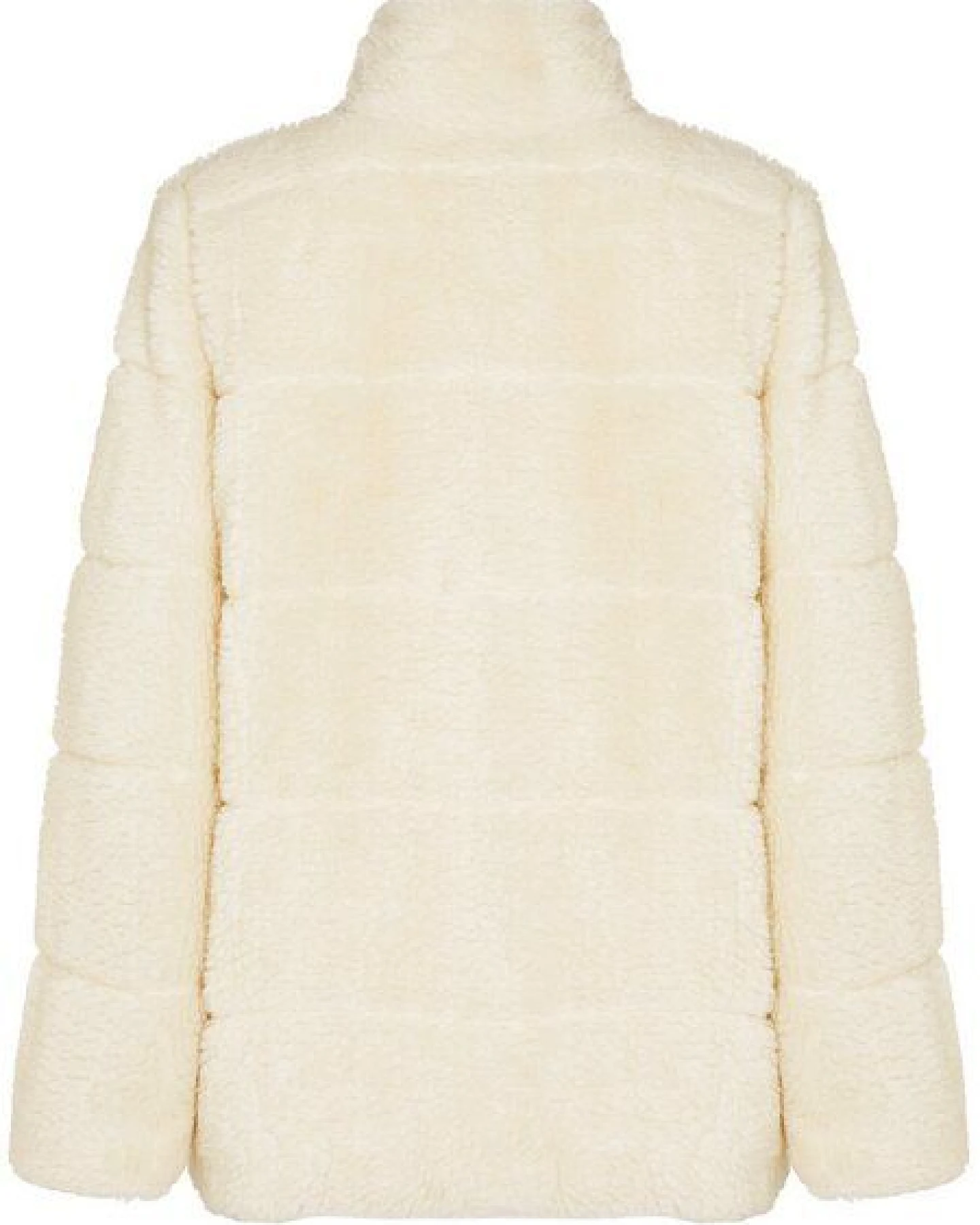 Will's Vegan Shop Recycelte Teddy-Pufferjacke – Ansicht 2