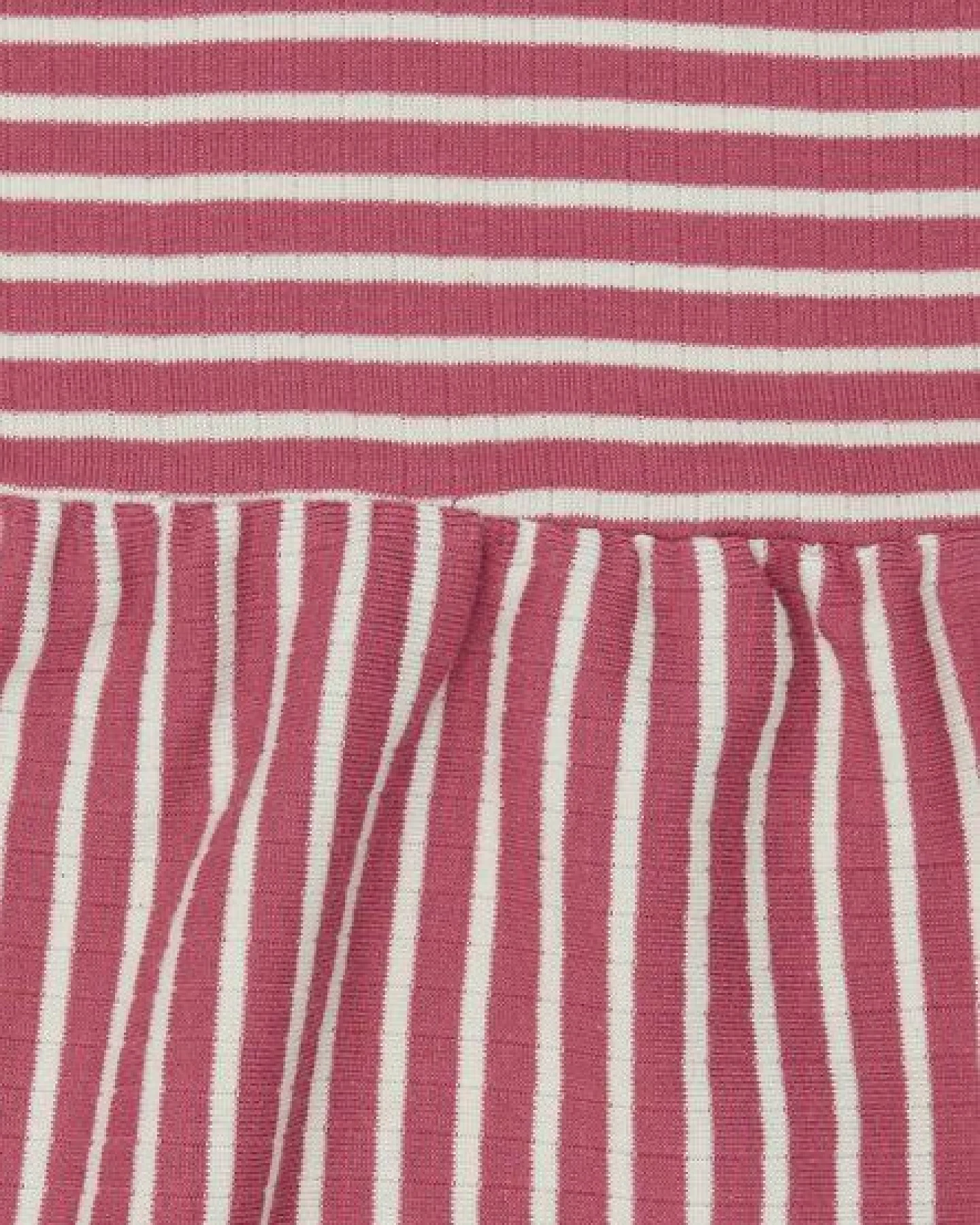 loud + proud Babys & Kinder Kleid langarm gestreift mit Rippe, GOTS-zertifiziert – Ansicht 3