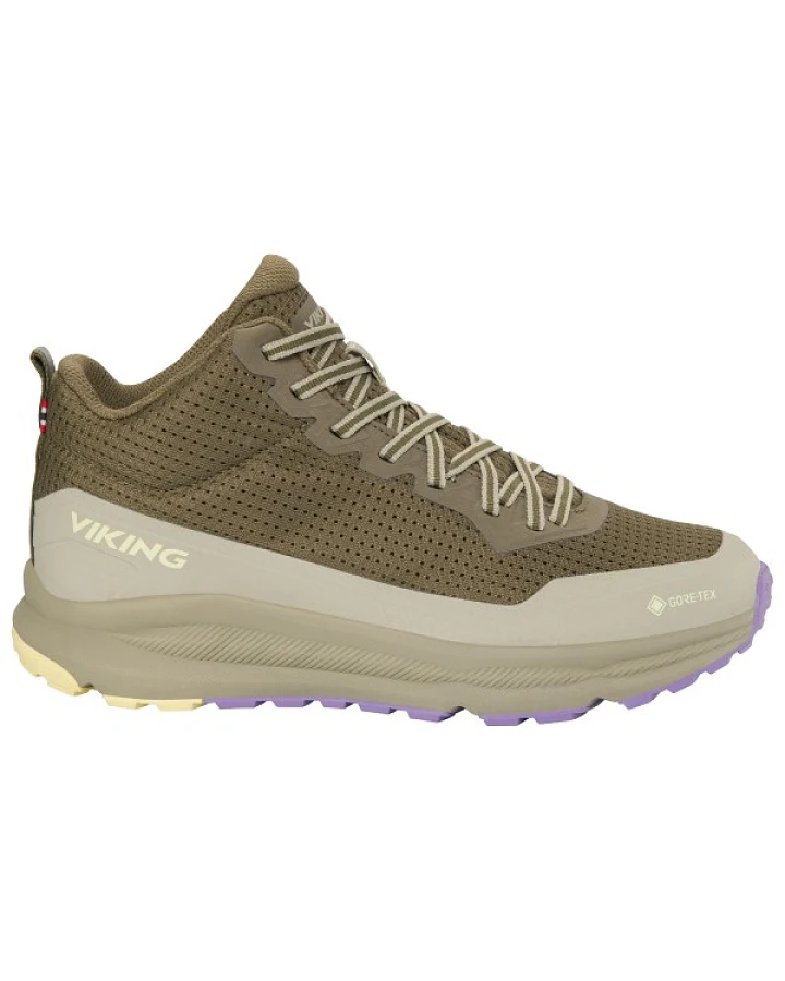 Viking - Women's Motion Mid GTX - Wanderschuhe Gr 37 beige/oliv