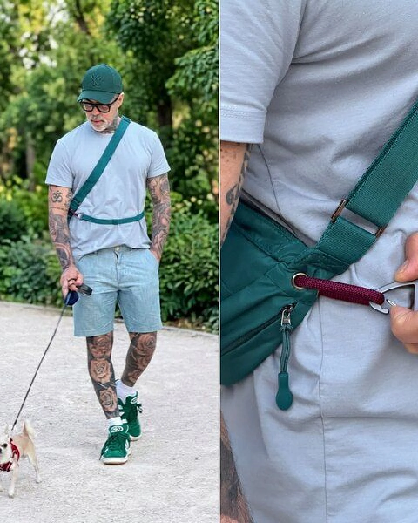 FUCHS & REBELL BELA Bike Moon Bag – Fester Halt beim Fahren durch 3-Punkt-Gurt – Ansicht 3