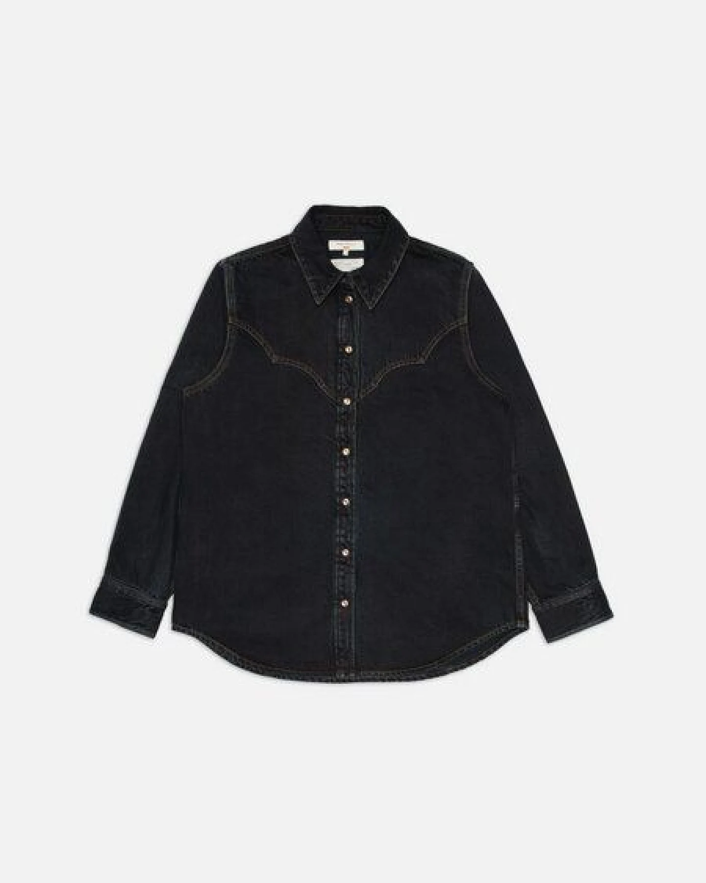 Nudie Jeans Lotta Western Cut Denim Shirt - black – Ansicht 2