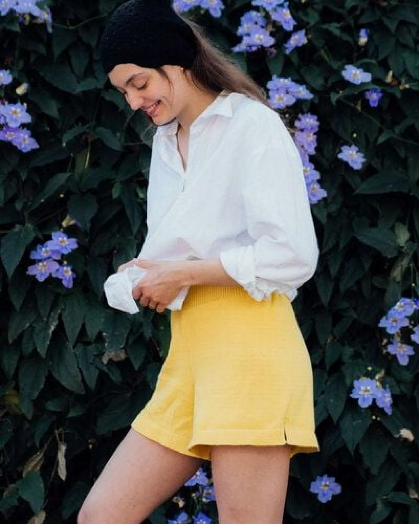 Kopyto NANDU RWS – gestrickte kurze Damen-Shorts – Ansicht 4