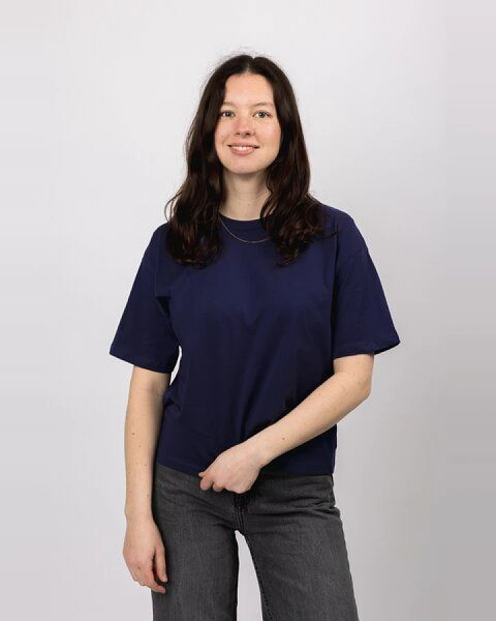 ettics STUDIO boxy organic crop tee