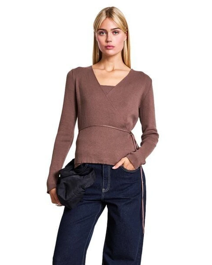 JAN 'N JUNE Knit Wrap Cardigan ZARI