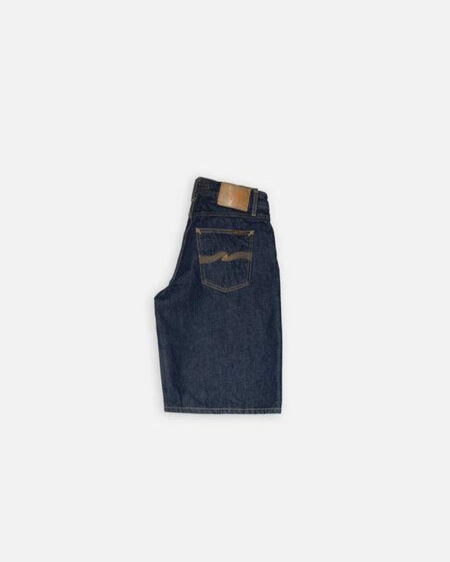 Nudie Jeans Jeans-Shorts Meja Rinse Dark Blue – Ansicht 2