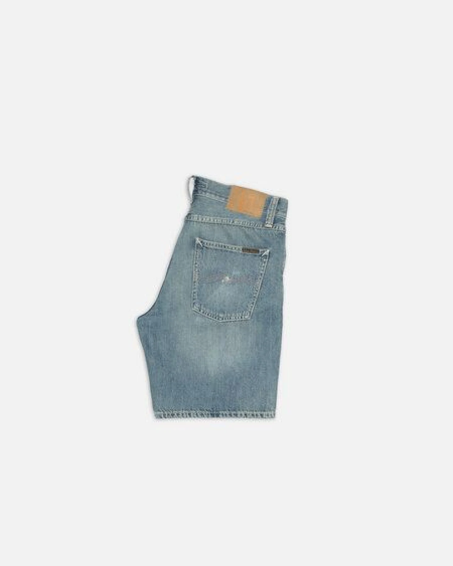 Nudie Jeans Shorts Seth Drift Wood - Light Blue – Ansicht 2