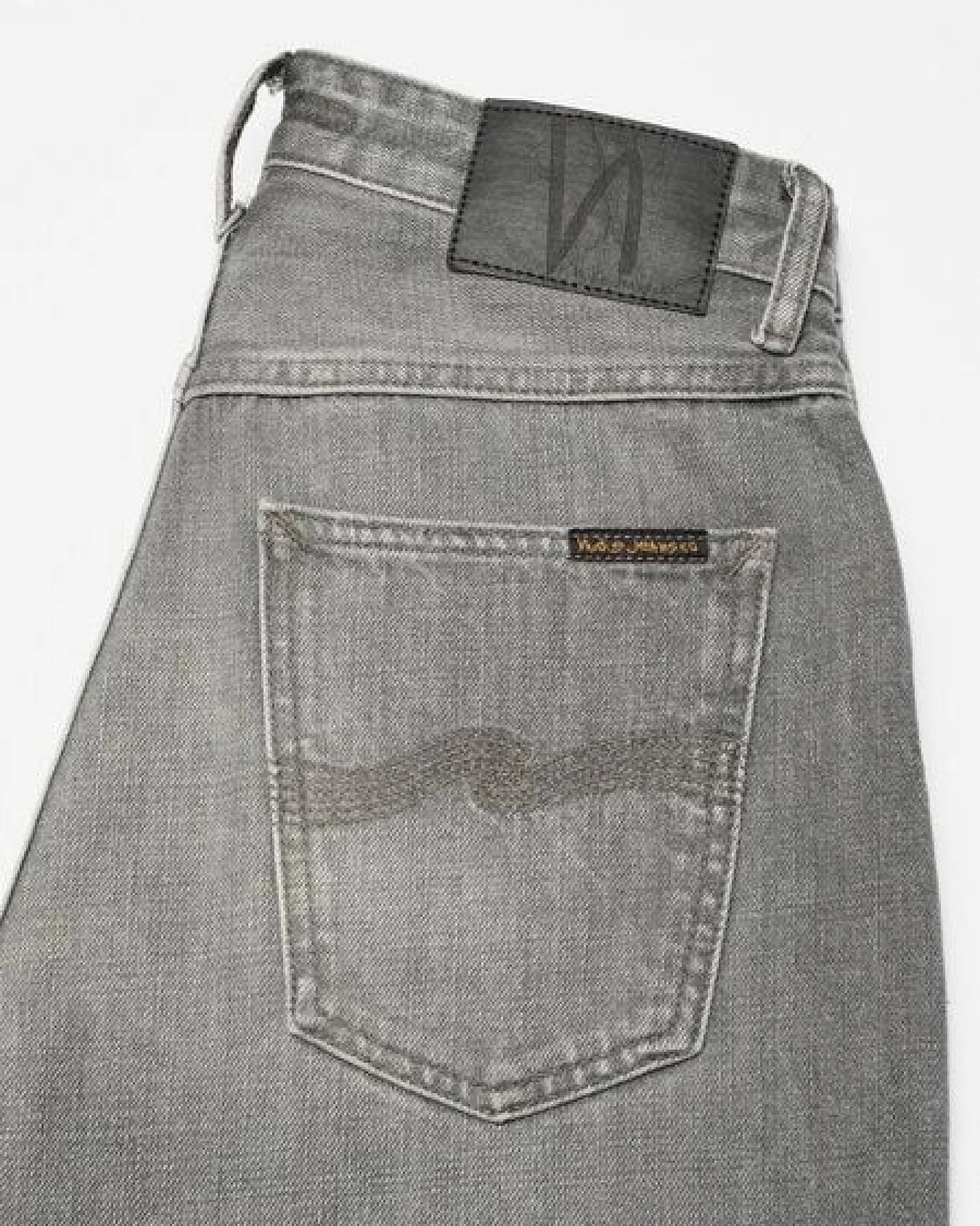 Nudie Jeans Clean Eileen - Foggy Grey – Ansicht 4