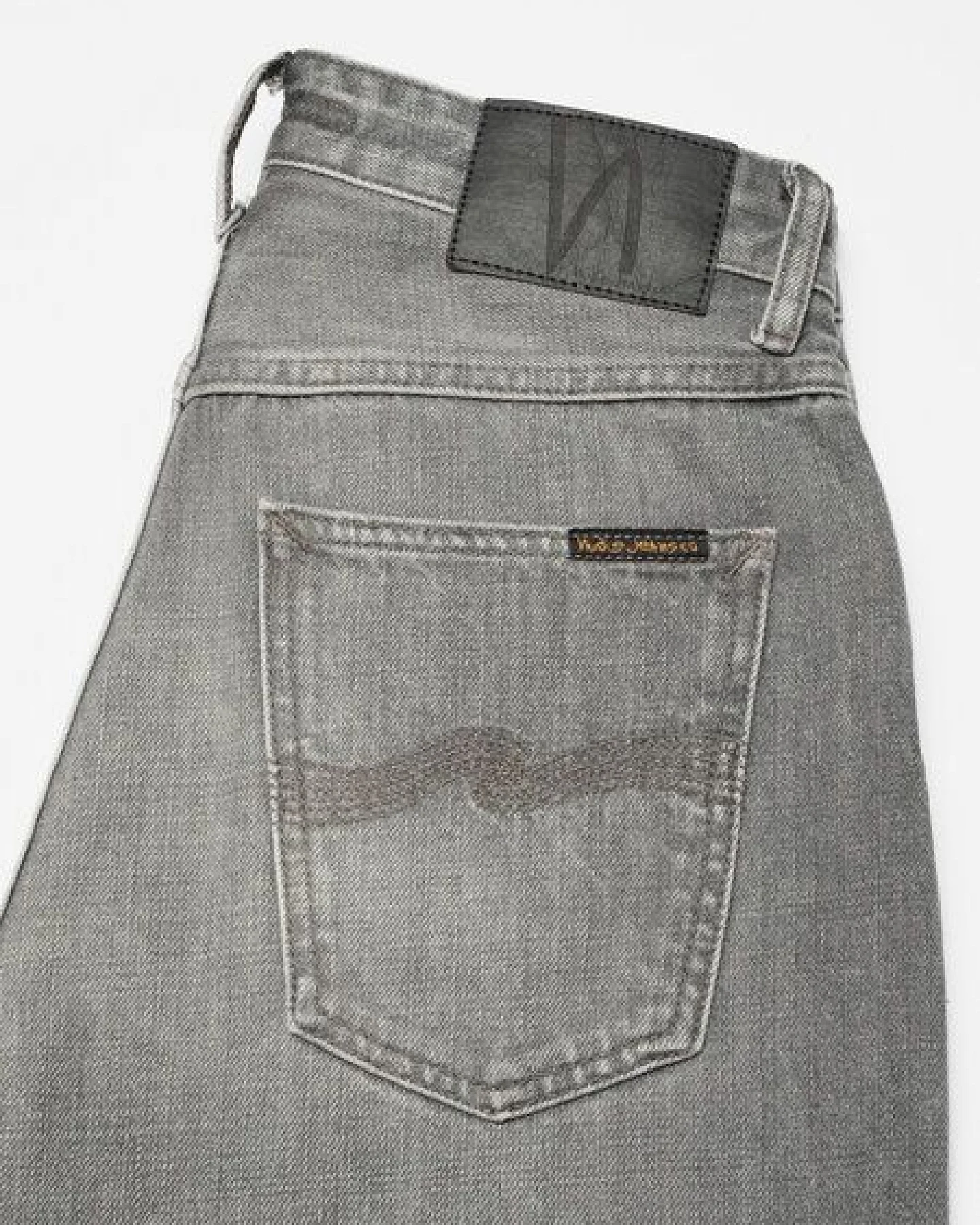 Nudie Jeans Clean Eileen - Foggy Grey – Ansicht 4