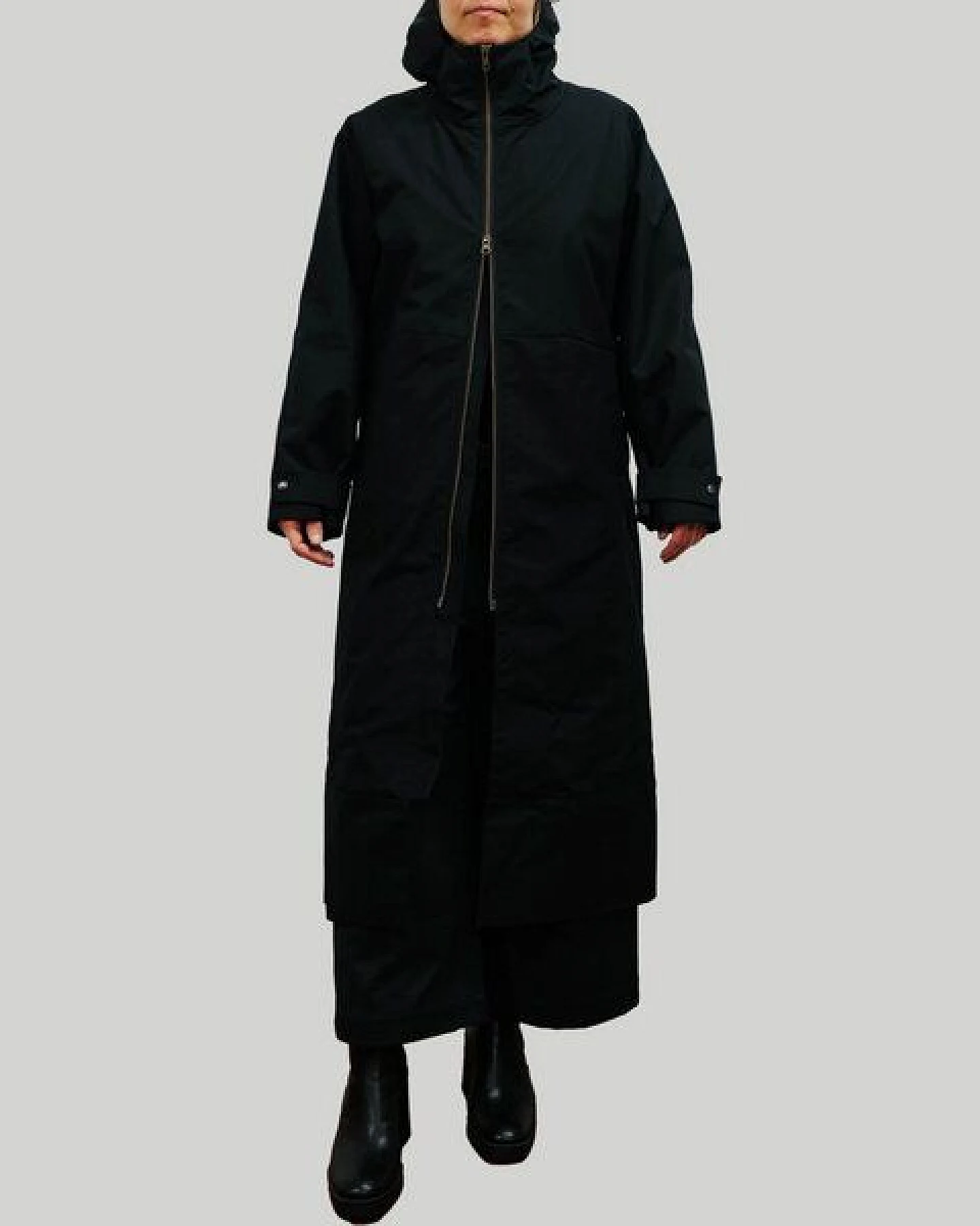 KOLO Berlin Mantel EOS wasserabweisend EtaProof Ventile® aus Baumwolle (Bio) schwarz – Ansicht 2
