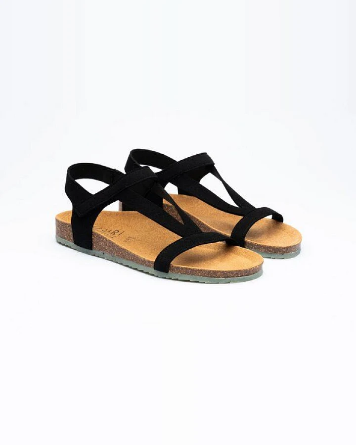 ZOURI Vegane Sandale mit Korkfussbett Modell: Abyss