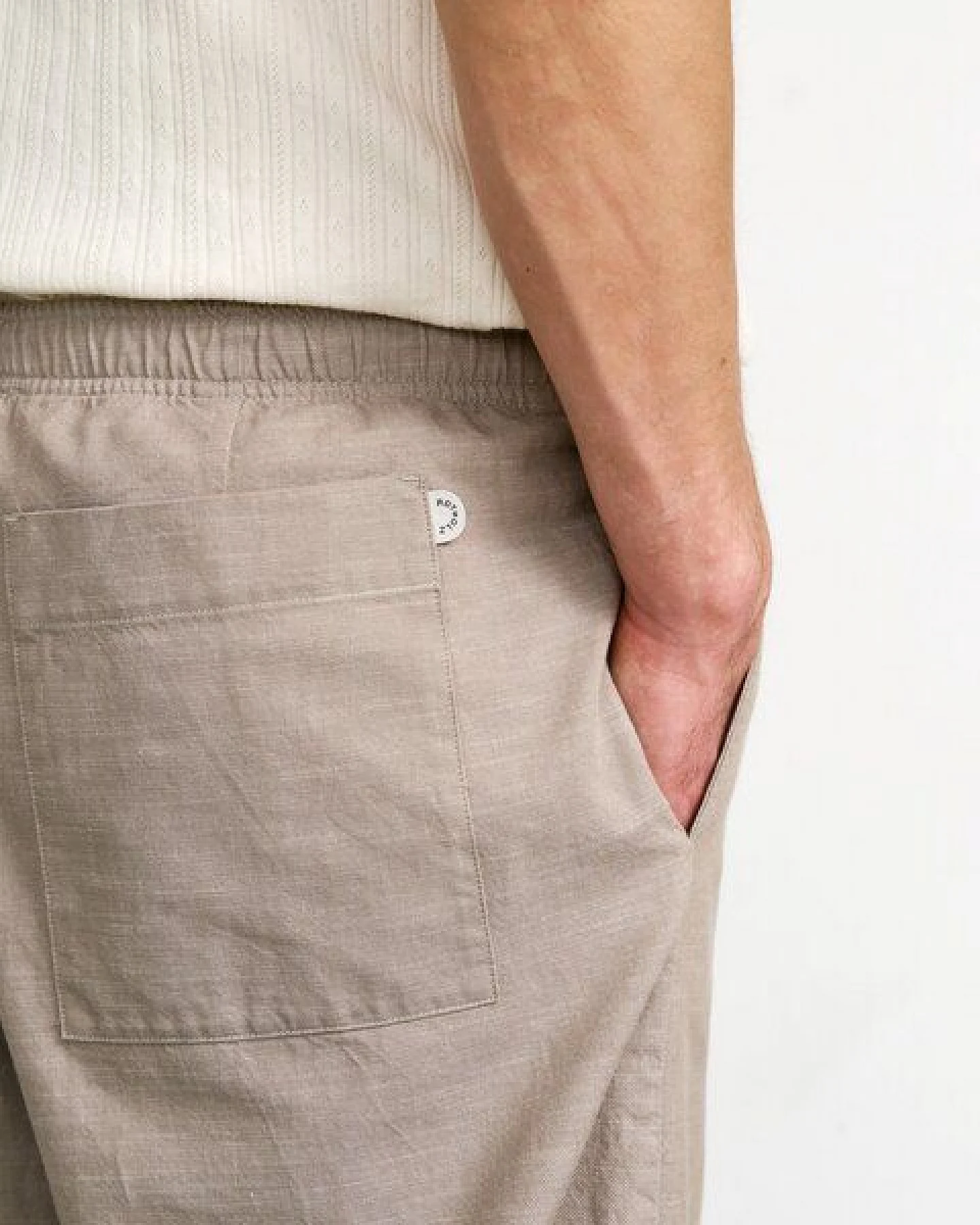 Rotholz - Hose Pleated Wide Organic Cotton – Ansicht 4