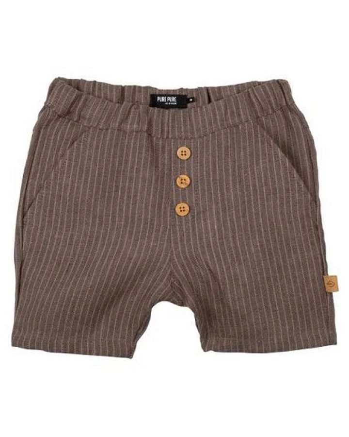 Pure pure by Bauer Leinen-Shorts braun