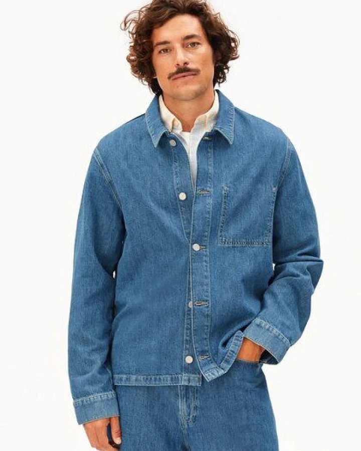 Armedangels - Jeans Jacke Leinen Blend