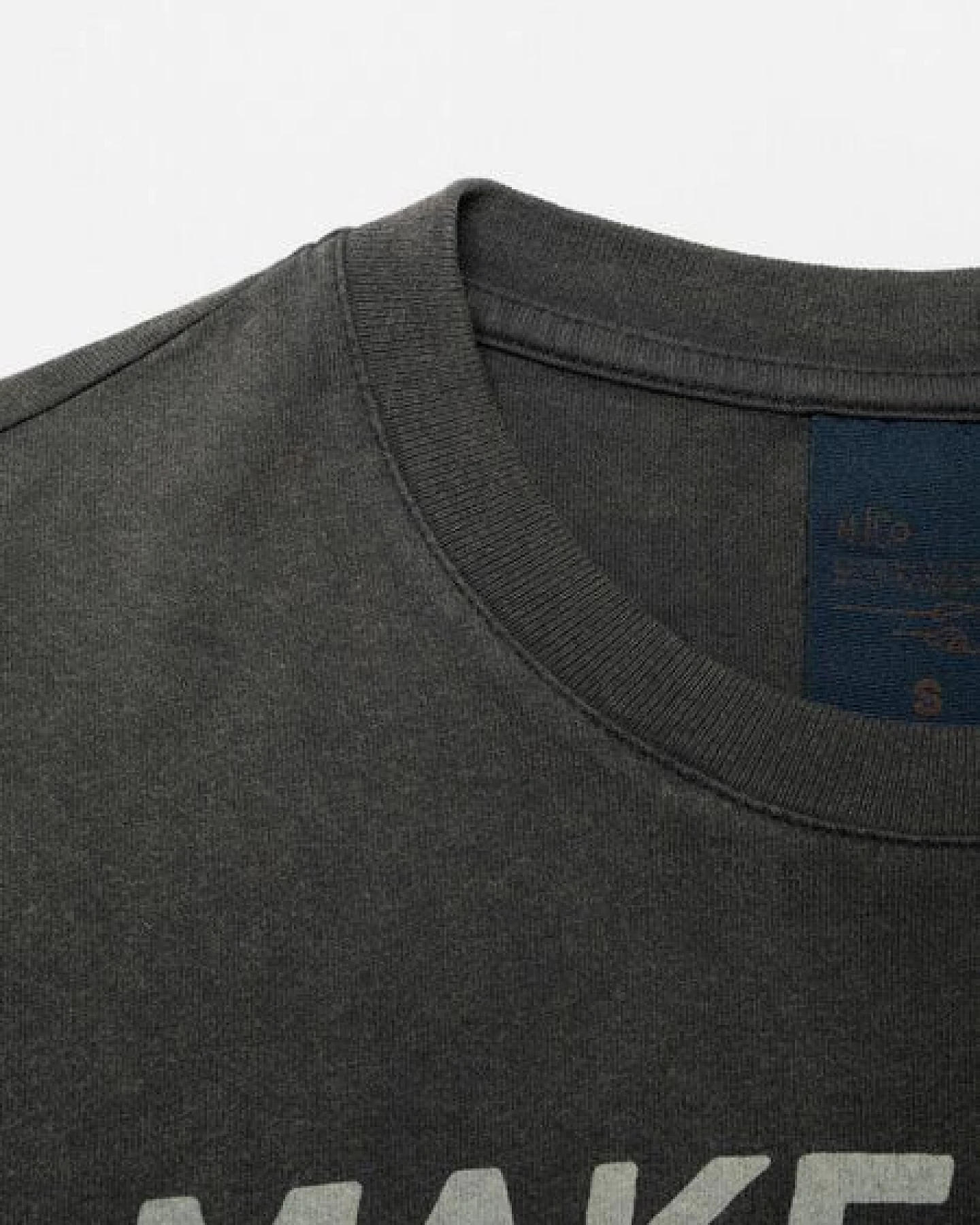Nudie Jeans Joni T-shirt Make Sense - antracite – Ansicht 4