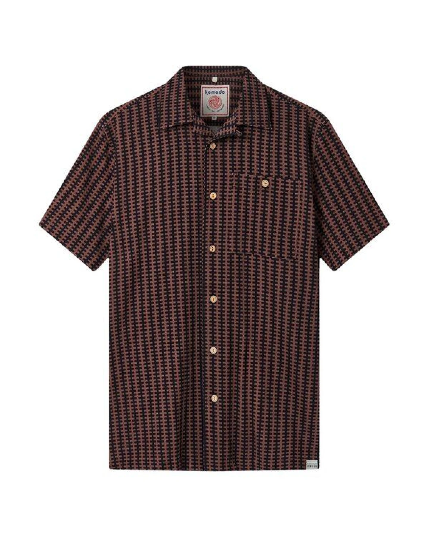 Komodo Kurzarmhemd Spindrift Print Stripe – Ansicht 2
