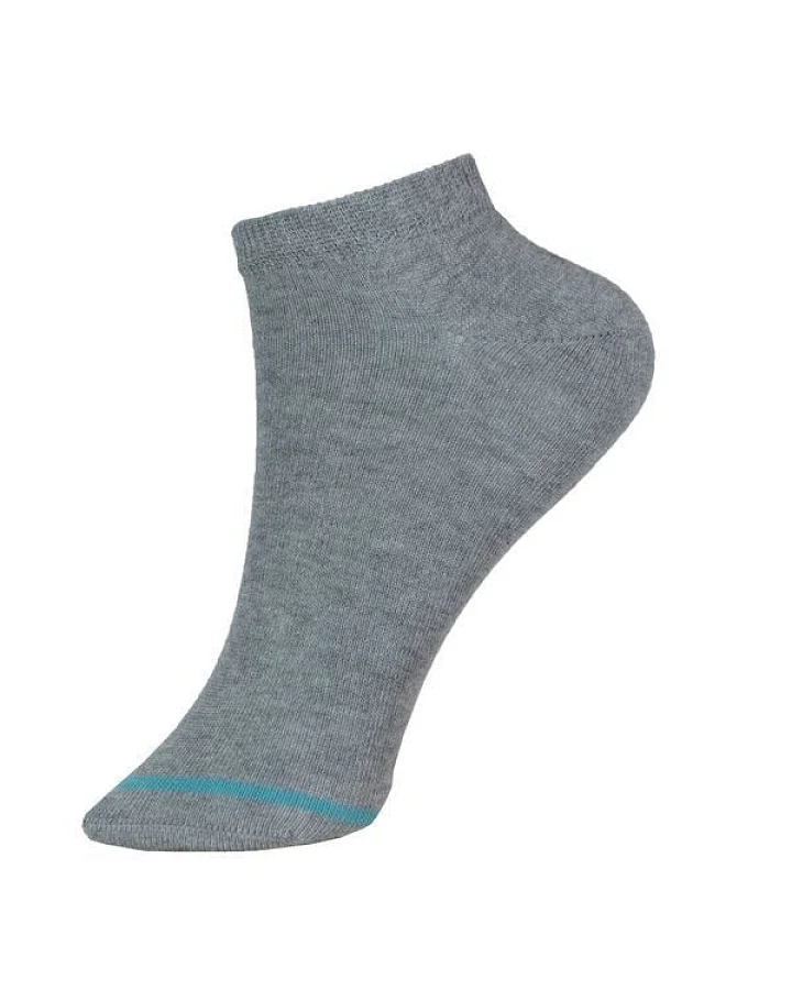 grödo Kinder Sneaker Socken Füssling Effektringel Bio Baumwolle Elasthan