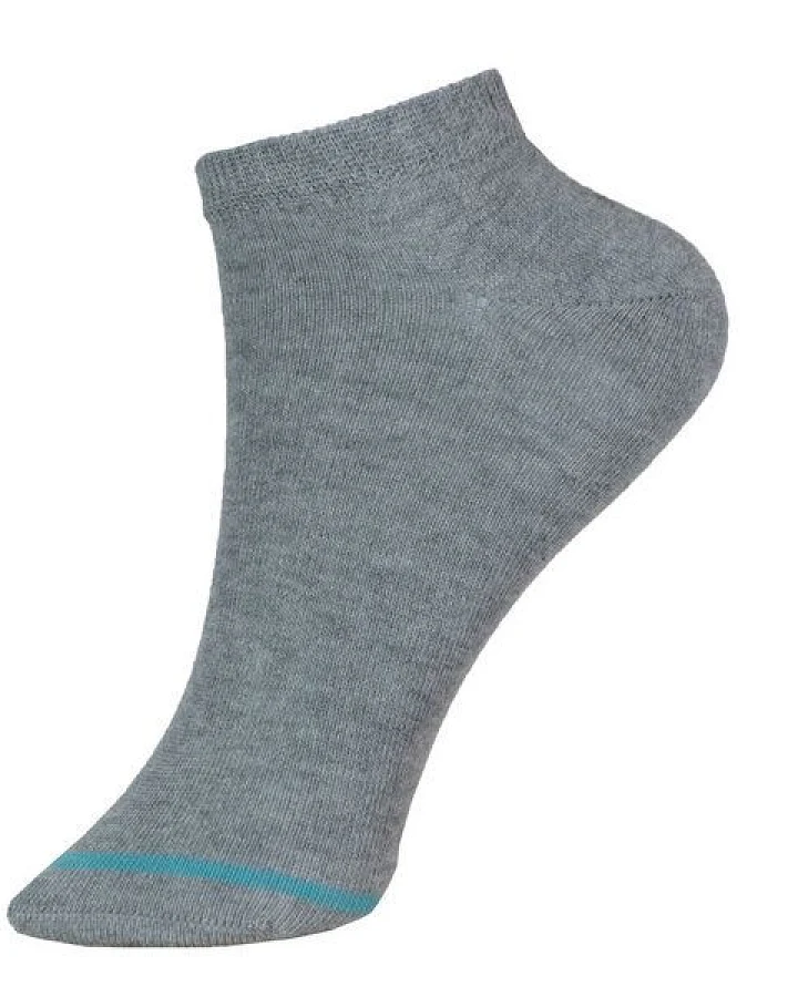 grödo Kinder Sneaker Socken Füssling Effektringel Bio Baumwolle Elasthan