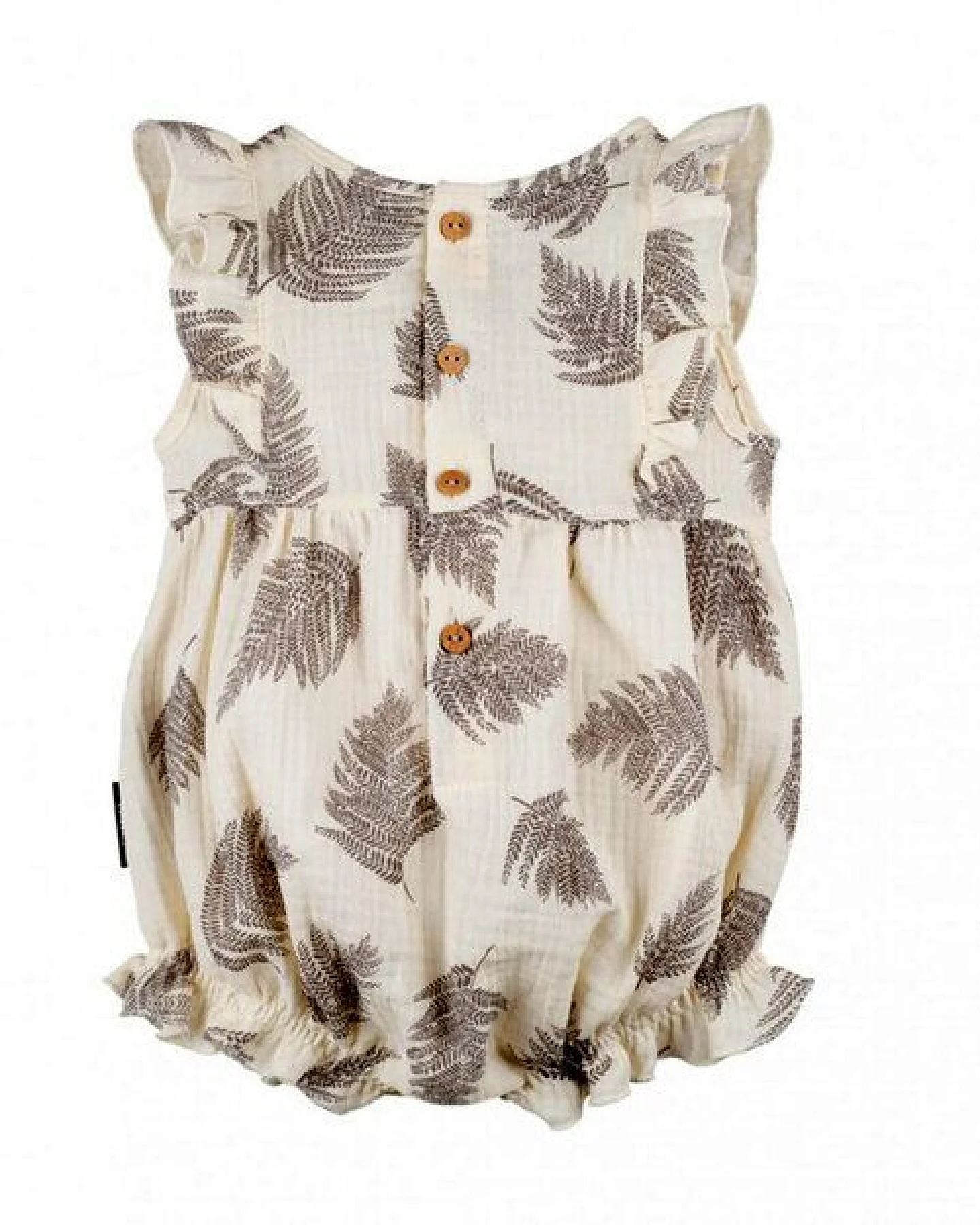 Pure pure by Bauer Outfit Spielanzug und Babymütze ecru-floral – Ansicht 4