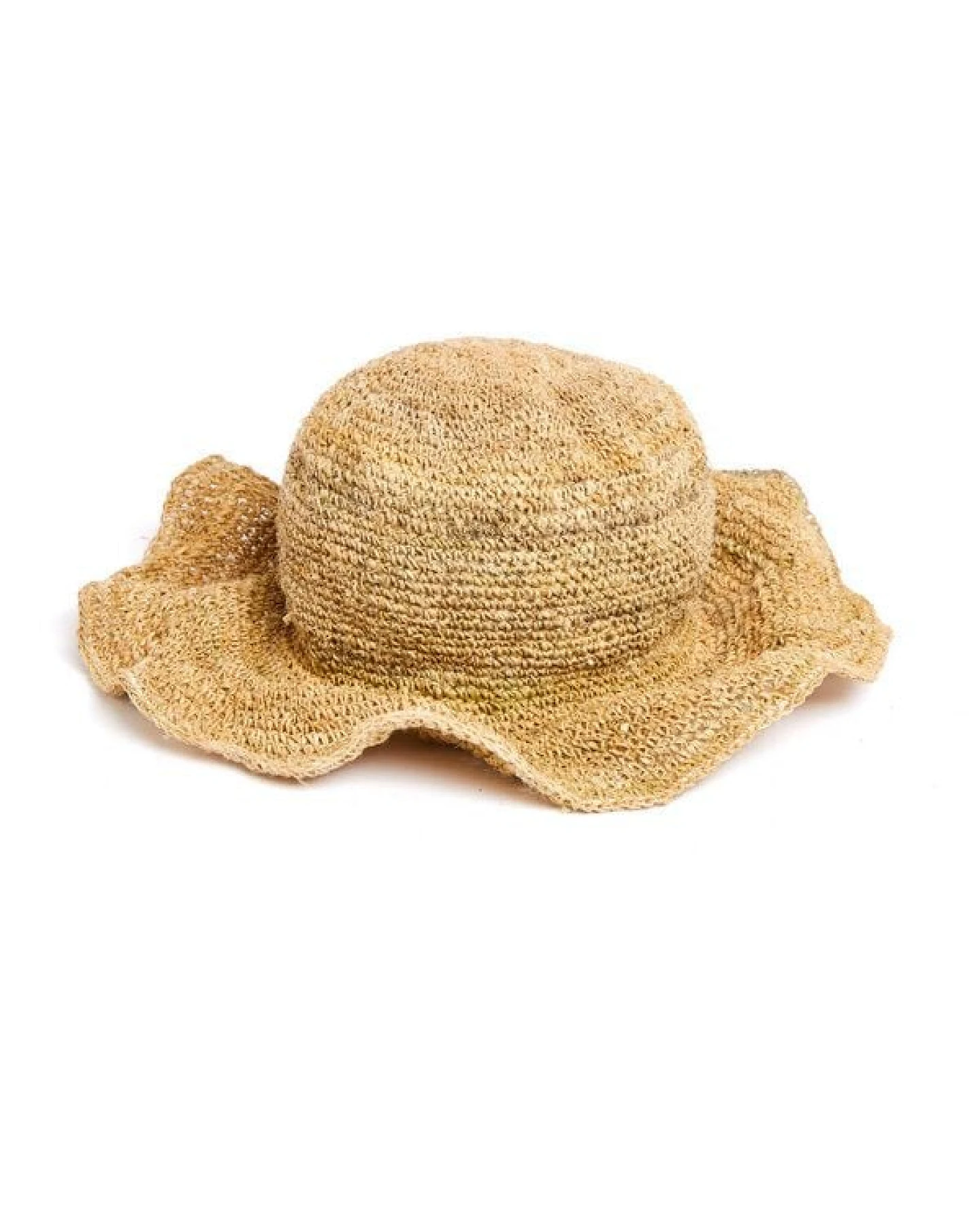 short'n'pietz gehäkelter Sommerhut aus reinen Hanffasern – Ansicht 2