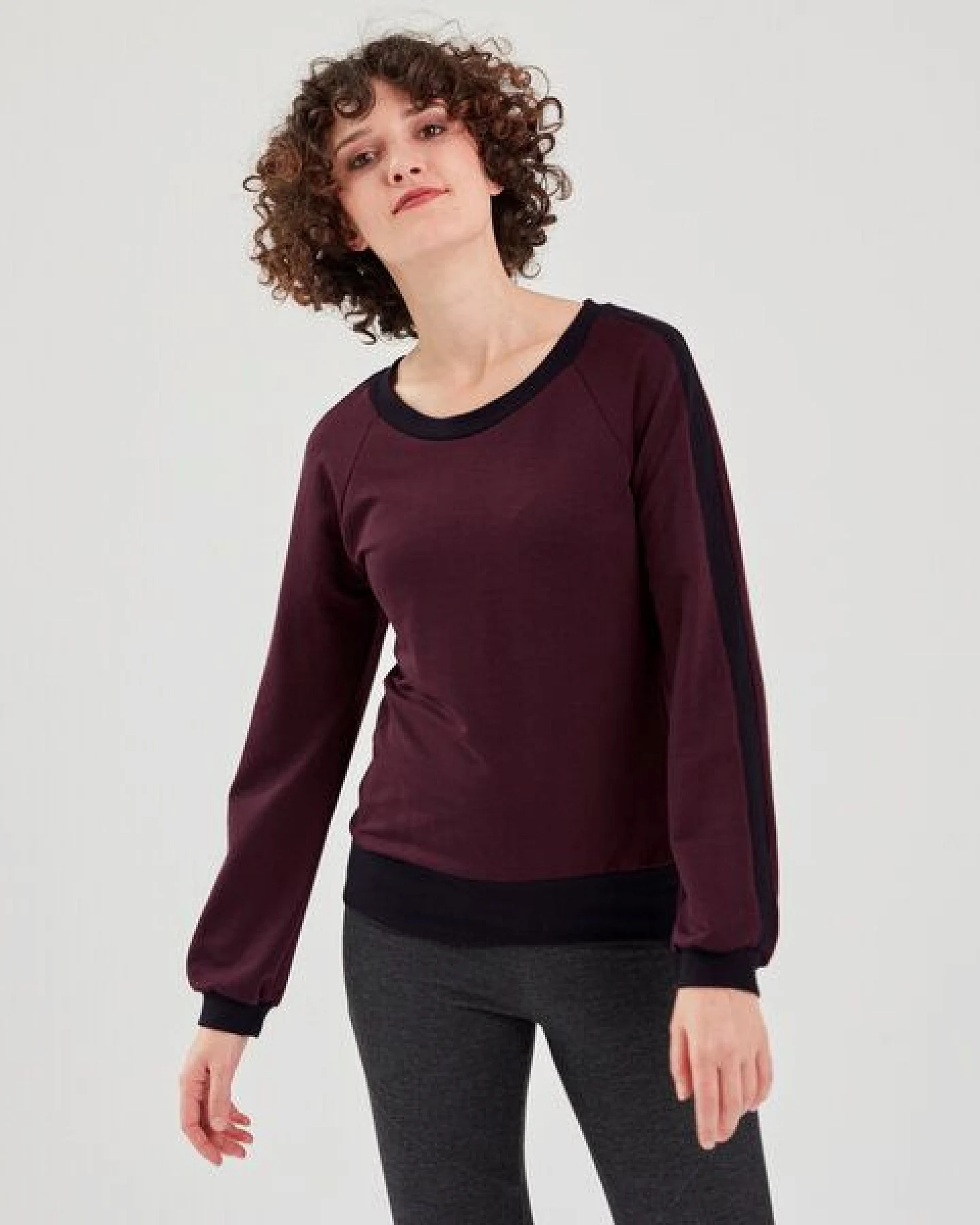 Sweatshirt aus Tencel TM & Bio Baumwolle von Lasalina – Ansicht 4