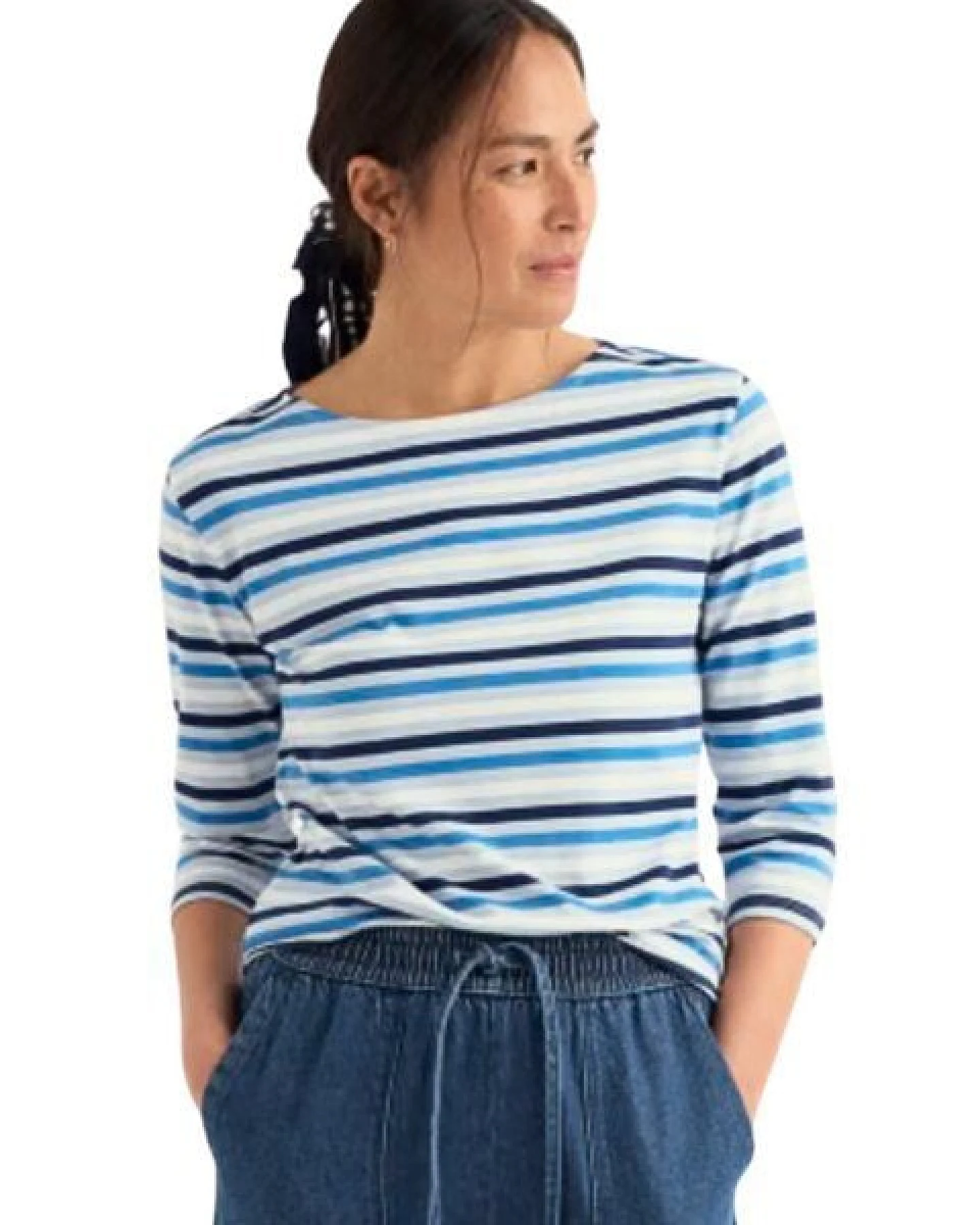 Seasalt Cornwall 3/4 Langarmshirt - Sailor Top – Ansicht 2