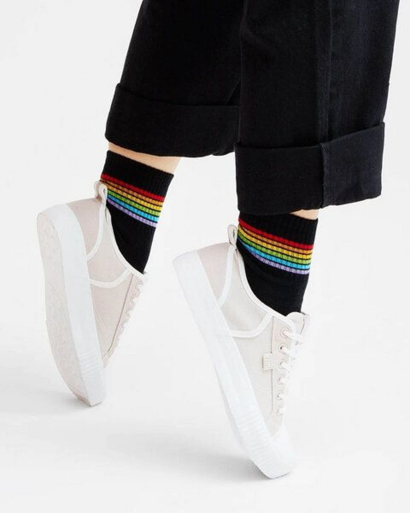 Natural Vibes Rainbow Quarter Socken – Ansicht 2