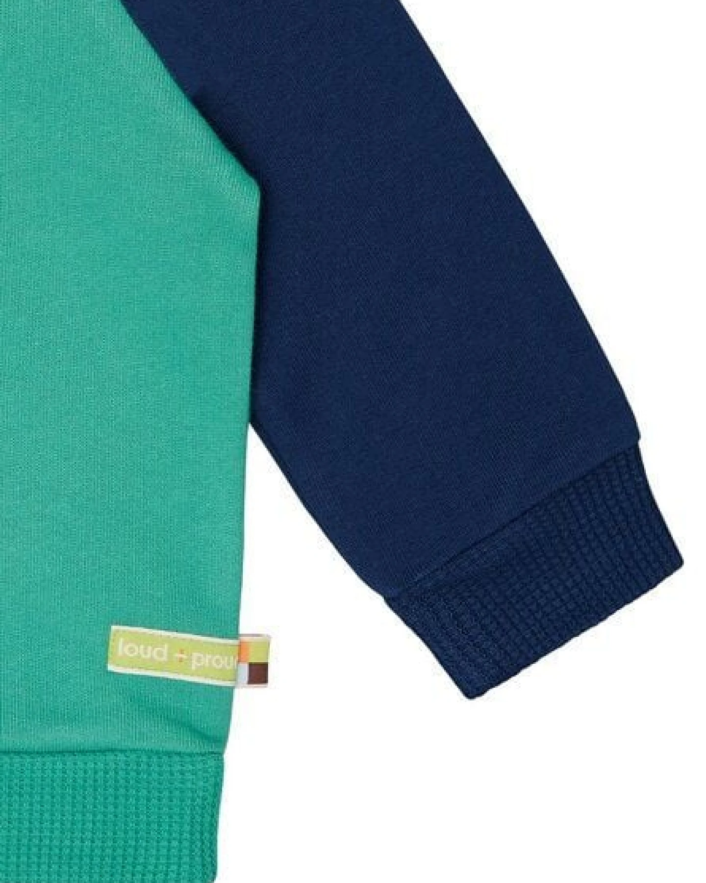 loud + proud Babys & Kinder Sweatshirt mit Raglanärmeln, GOTS-zertifiziert – Ansicht 4