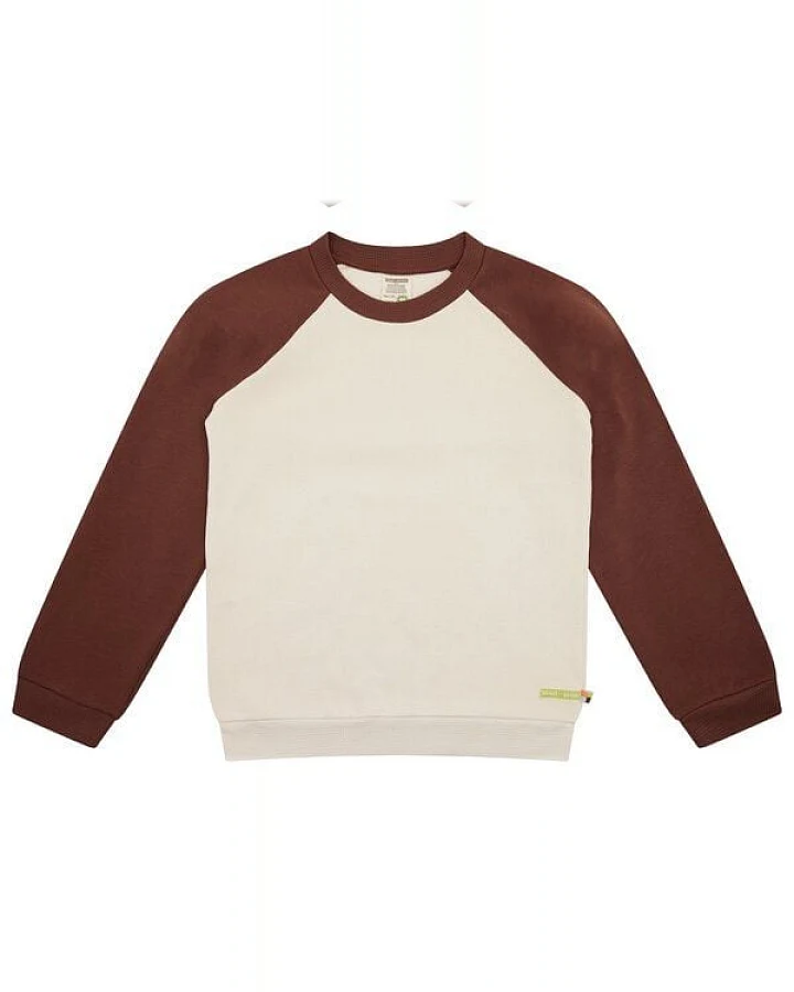 loud + proud Kinder Sweatshirt mit Raglanärmeln, GOTS-zertifiziert