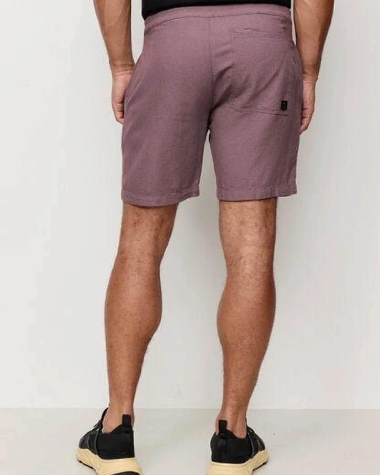 Herren Shorts aus Leinen und LENZING ECOVERO Viskose Mix - CURRY - recolution – Ansicht 3