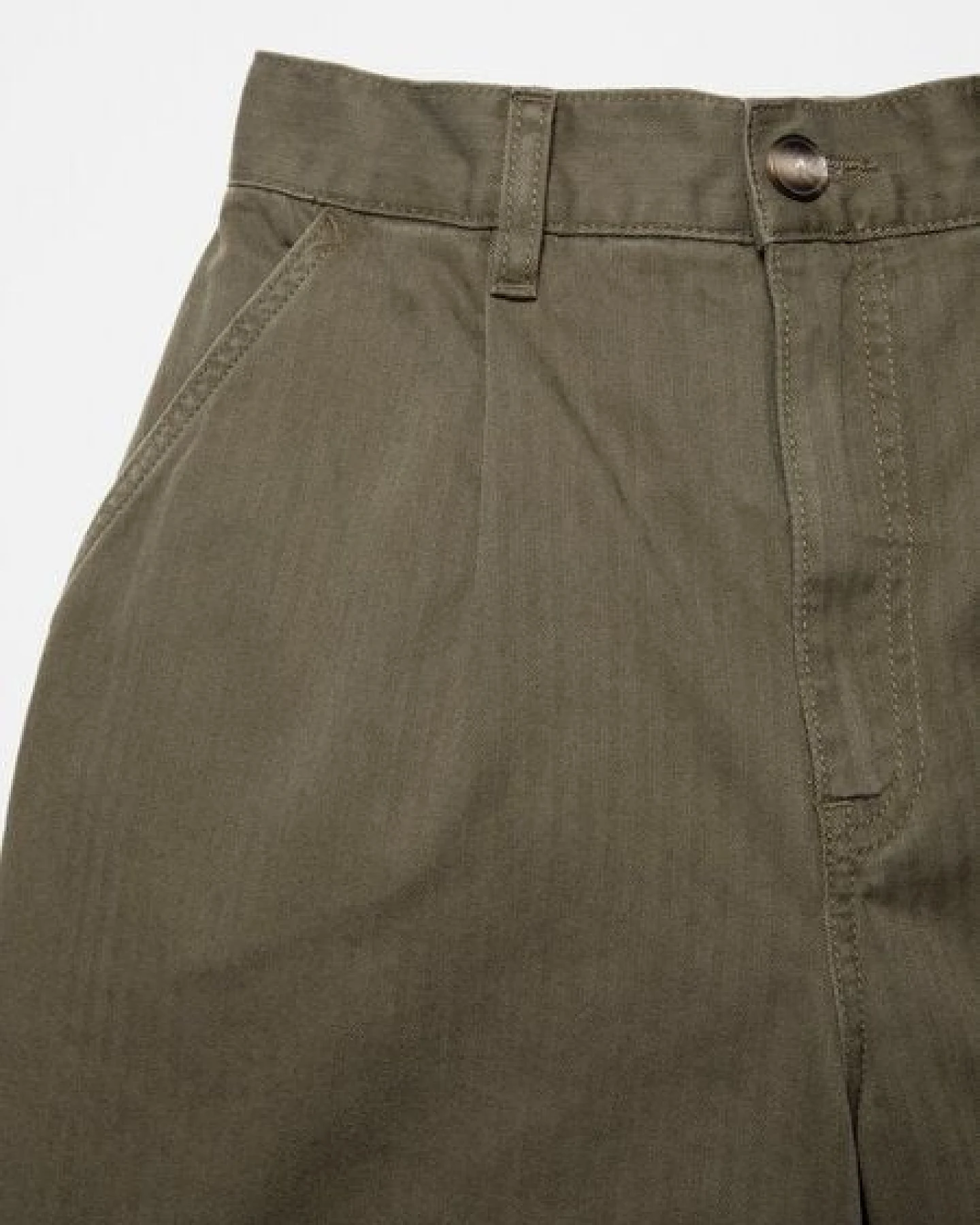 Nudie Jeans Suki Workwear Pants Olive – Ansicht 4