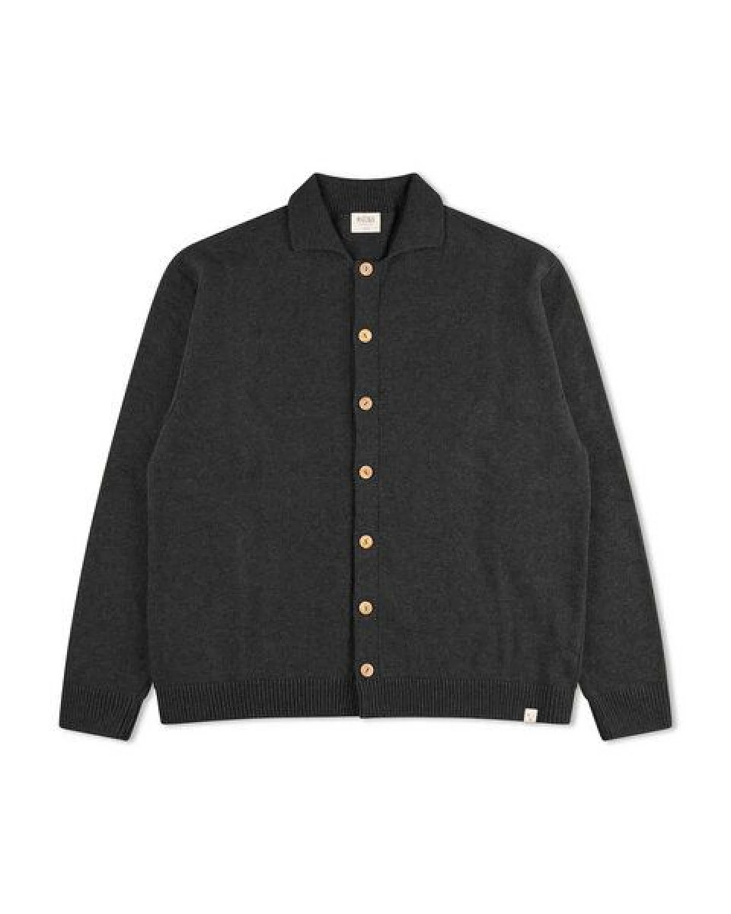 Matona Gestricktes Hemd für Männer aus Bio-Baumwolle und Lammwolle / Knit Shirt – Ansicht 4