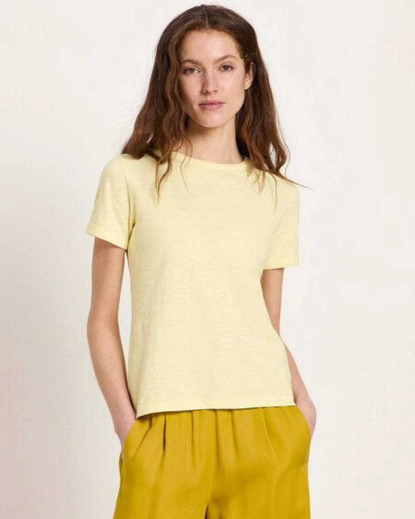 LANIUS Kurzarmshirt (GOTS) aus Bio-Baumwolle – Ansicht 3