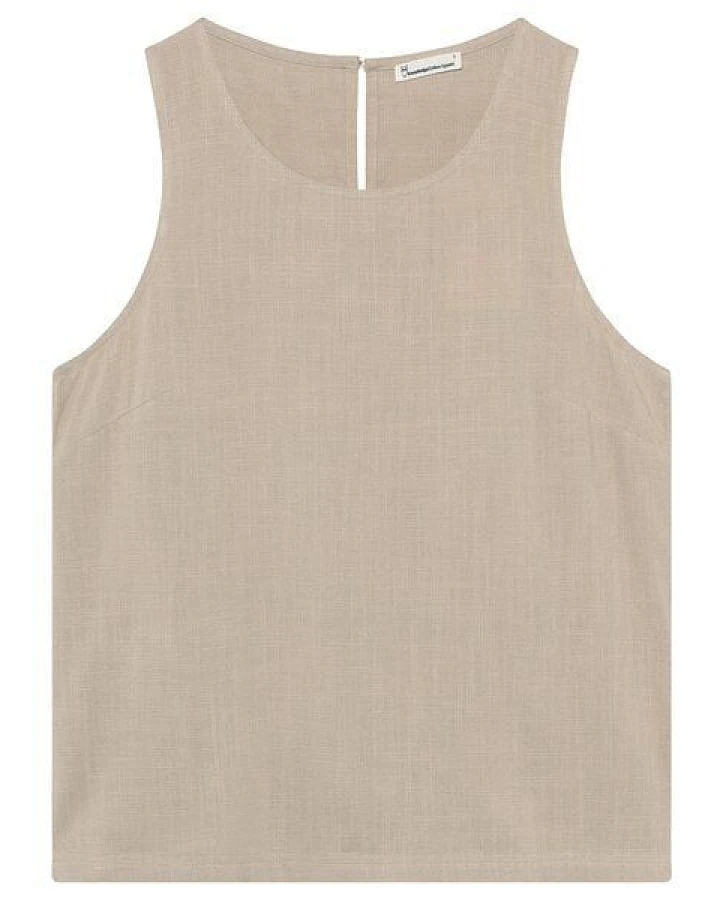 KnowledgeCotton Apparel Top aus Leinen-Mix