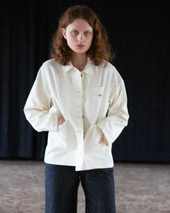 Nudie Jeans Ada Workwear Jacket - ivory