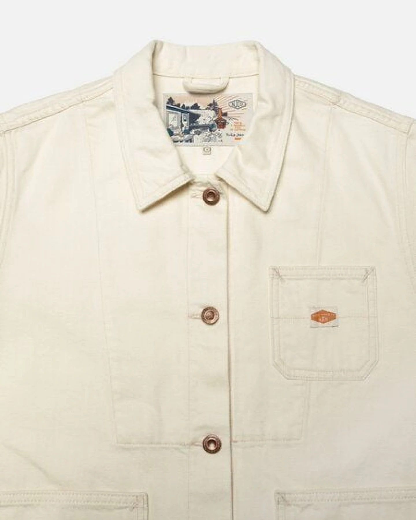 Nudie Jeans Ada Workwear Jacket - ivory – Ansicht 4
