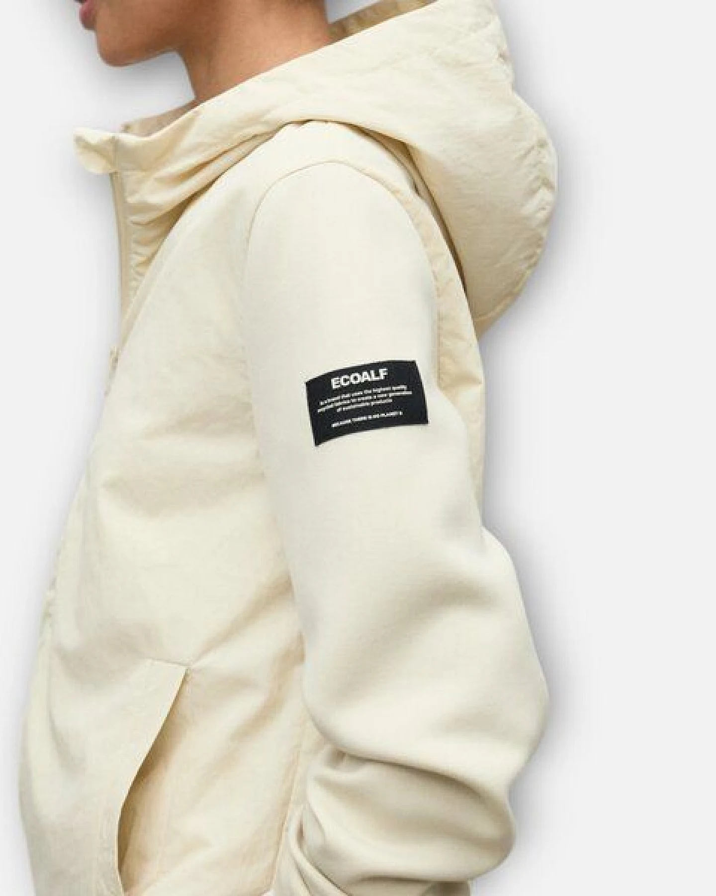 ECOALF Sweat-Zipper Nascaalf woman, Farbe beige – Ansicht 2