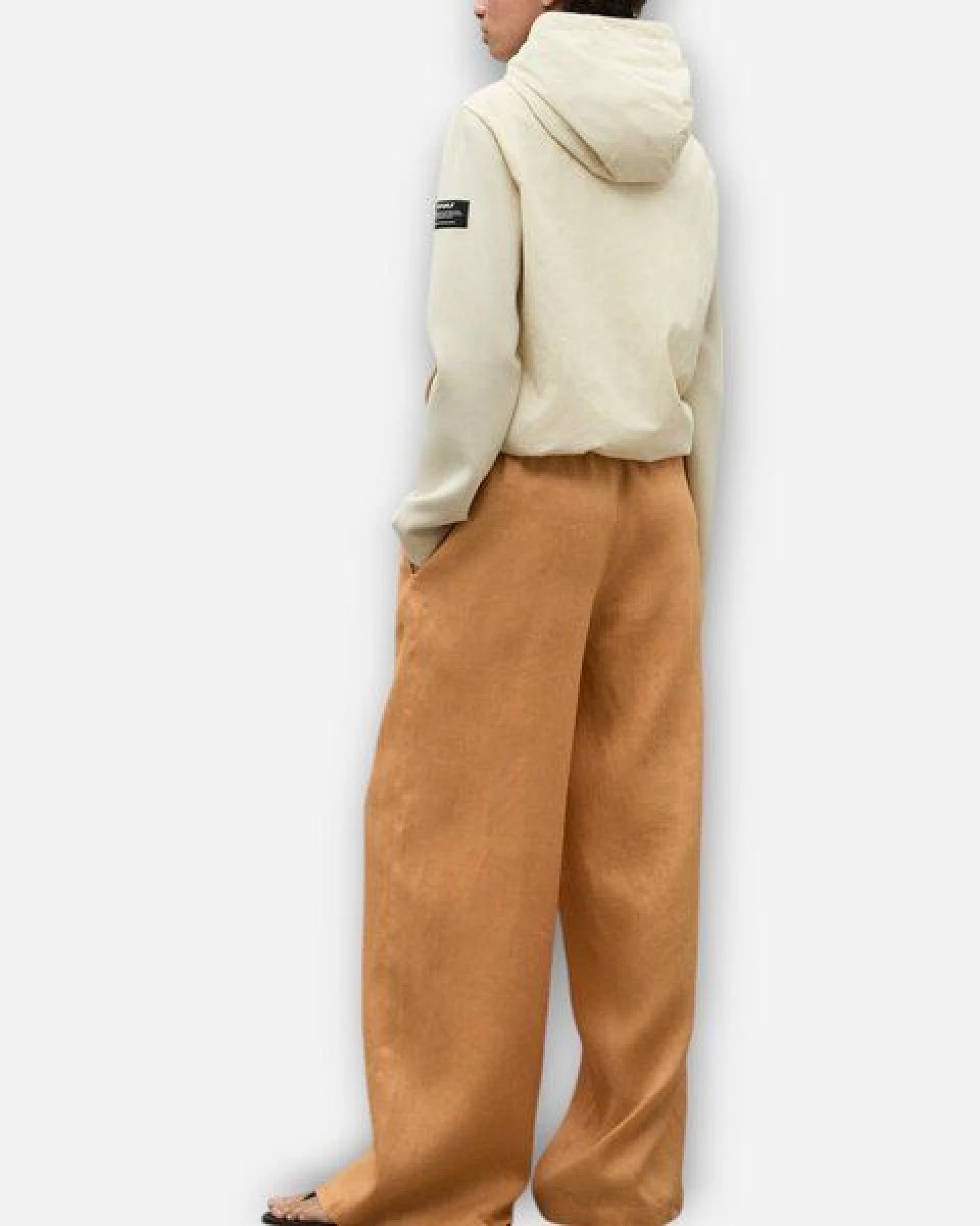 ECOALF Sweat-Zipper Nascaalf woman, Farbe beige – Ansicht 3